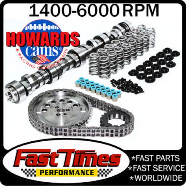 HOWARD&#039;S GM Chevy LS1 261/267 525&#034;/525&#034; 112° Cam,Springs Kit,Timing Chain Set #1 image