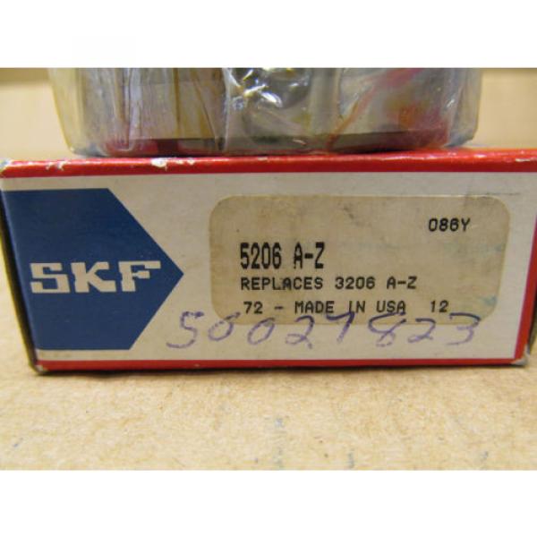 1 NIB SKF 5206 A-Z DOUBLE ROW ANGULAR CONTACT BEARING 30MM BORE 62MM OD 15/16 W #2 image