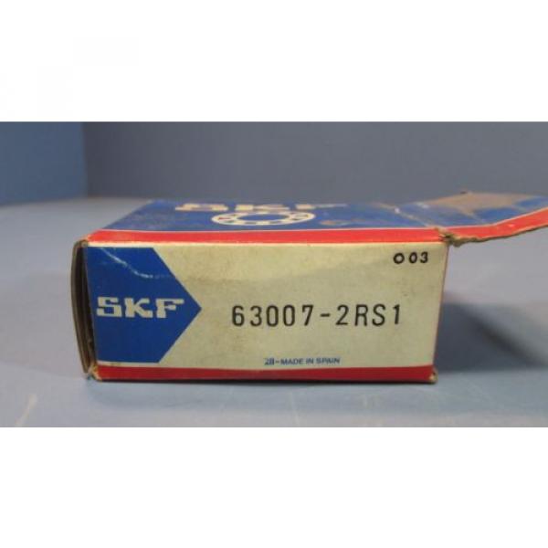SKF 63007-2RS1 Double Sealed Single Row Bearing 35mm ID, 62mm OD, 20mm Wide NIB #2 image