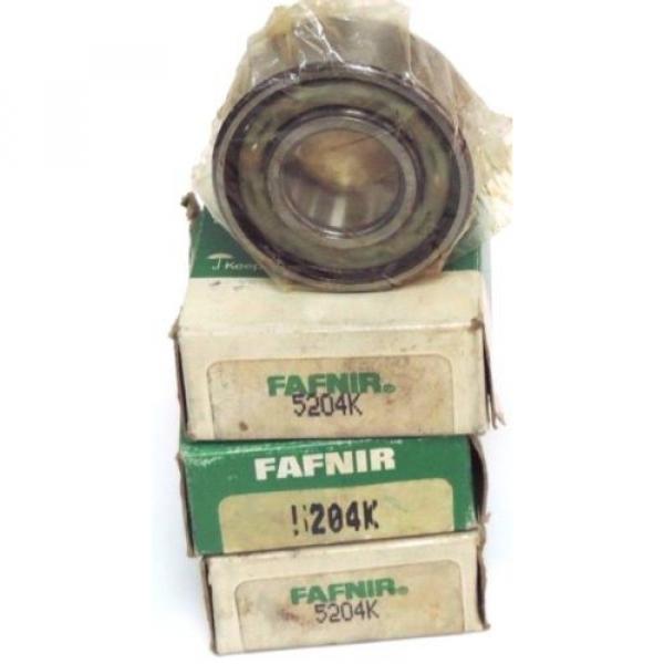 LOT OF 3 NIB FAFNIR 5204K DOUBLE ROW BALL BEARINGS #1 image