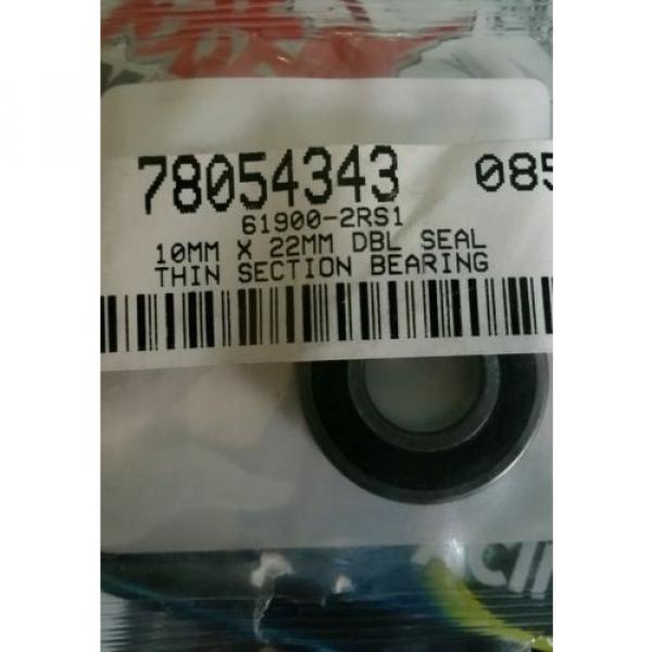 SKF Thin Section Ball Bearings - Single Row - ABEC-1 Double Sealed 10mmx22mmx6mm #2 image