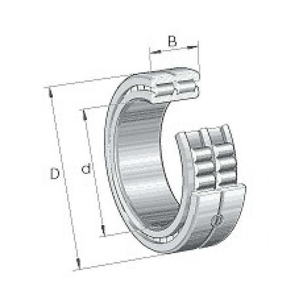 SL045014 INA Cylindrical roller bearings SL04, locating bearing,     double row, #1 image