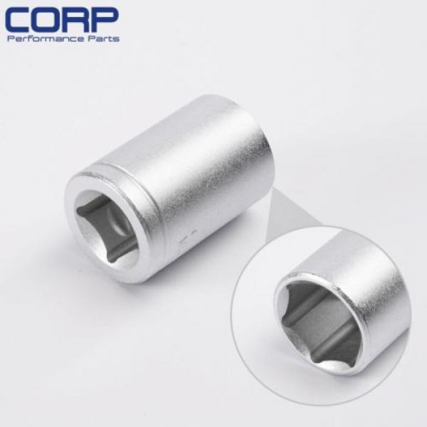 M12x1.25MM 20 PCS Aluminum Wheel Nut Lug Nut Openended With Locking Key Sliver #5 image