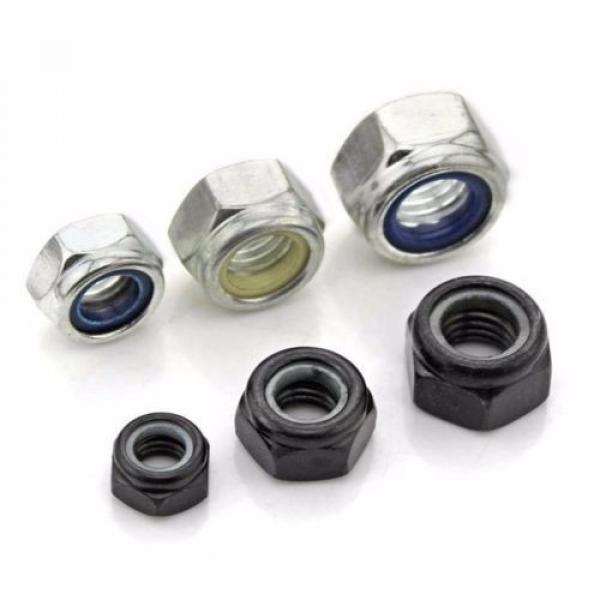 Nylon Insert Lock Nuts Nyloc Nuts M2 M2.5 M3 M4 M5 M6 M8 M10 M12 M14 M16 #1 image