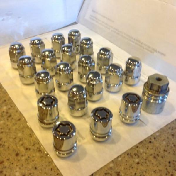 OEM Honda Acura Chrome Lug Nut Set (x20) Great Condition NEW Set 12 X1.5MM LOCKs #2 image