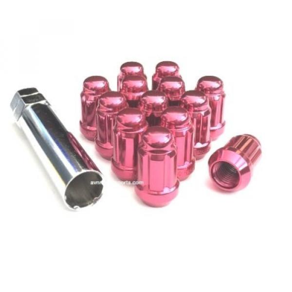 (20) 12x1.5 PINK SPLINE TUNER LUG NUTS WHEEL LOCKS MOST HONDA ACURA MAZDA LEXUS #1 image