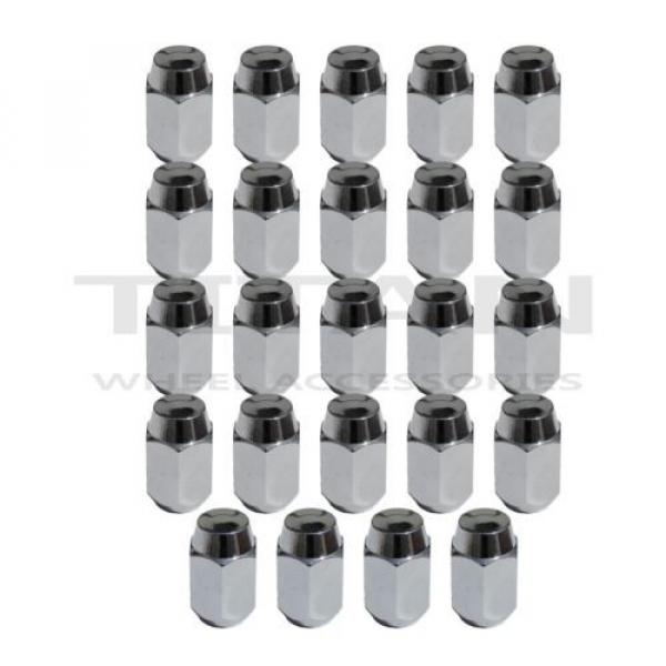 24 Piece Acorn Style Chrome Lug Nuts 12x1.25 Thread Pitch #1 image