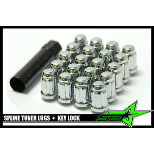 23 JEEP LUG NUTS | 6 SPLINE TUNER | 1/2-20 | CLOSED END | + LOCK KEY 5X5 | 5X4.5 #1 image