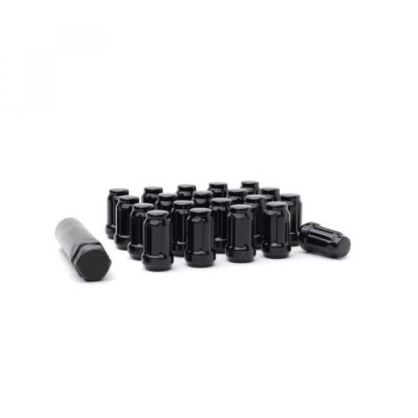 20pc Black Spline Locking lug nuts with key Fits Subaru Nissan Infiniti 12x1.25 #1 image