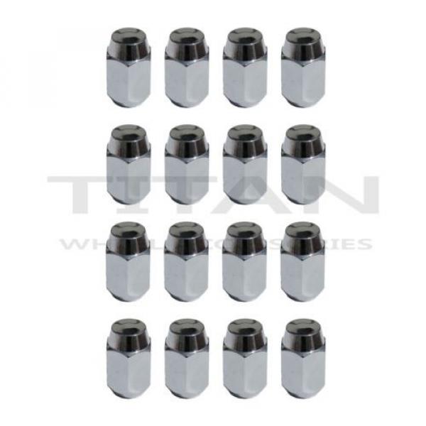 16 Piece Acorn Style Chrome Lug Nuts 12x1.25 Thread Pitch #1 image