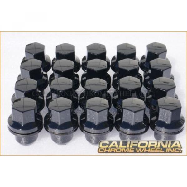 Black Land Rover Range Rover Lug Nuts and Locks 20 For LR3 LR4 HSE Supercharged #1 image