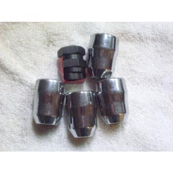 1/2-20 Locking  Lug Nuts and key NEVER USED FREE SHIPPING #2 image