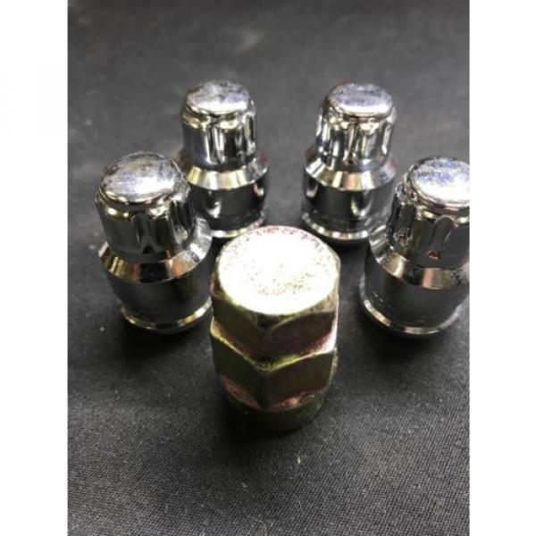 4 Pc 1/2 20 GORILLA LOCKING LUG NUTS WHEEL LOCKS Bulge Hot Rat Rod Sbc Street #1 image