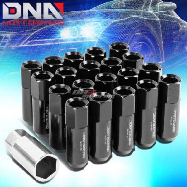 20 PCS BLACK M12X1.5 EXTENDED WHEEL LUG NUTS KEY FOR CORVETTE MALIBU IMPALA #1 image