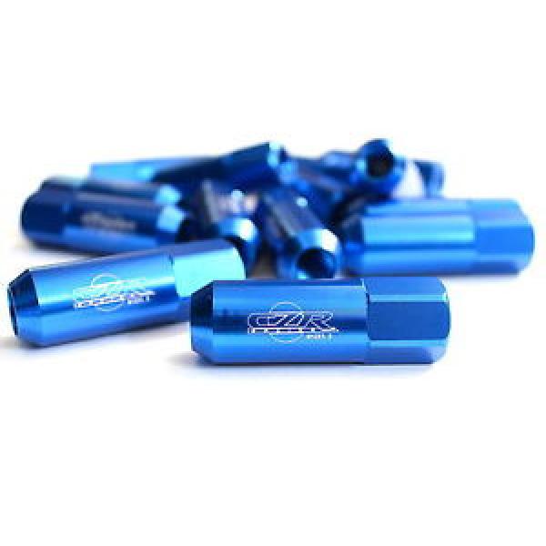 20PC CZRracing BLUE EXTENDED SLIM TUNER LUG NUTS LUGS WHEELS/RIMS M12/1.5MM #1 image