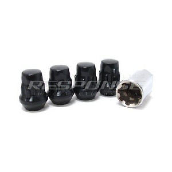 Bull Lock Wheel Locks Lock Nuts Closed End Black Fits Subaru M12xP1.25 JDM #1 image