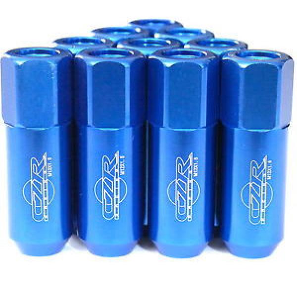 20PC CZRracing BLUE EXTENDED SLIM TUNER LUG NUTS LUGS WHEELS/RIMS (FITS:ACURA) #1 image