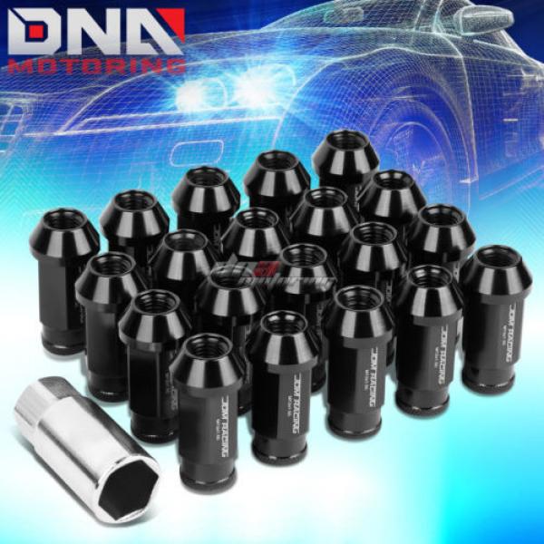 20 PCS BLACK M12X1.5 OPEN END WHEEL LUG NUTS KEY FOR CORVETTE MALIBU IMPALA #1 image