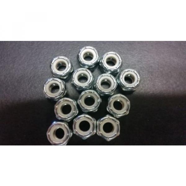 1/4-20 Nylon Insert Lock Nuts Steel Zinc 500 count #2 image