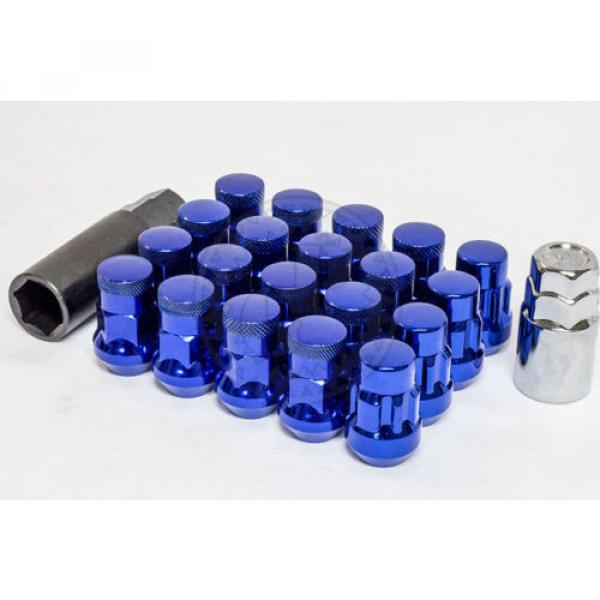 MUTEKI SR35 LUG NUTS STEEL BLUE 12X1.5 16 PCS + 4 LOCKS CLOSE END 35MM TUNER 20 #1 image