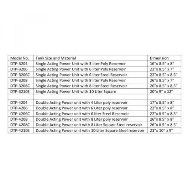 3208 Dump Trailer Hydraulic Power Unit,12V Single Acting,8L Ploy Tank, OEM Pump #3 image