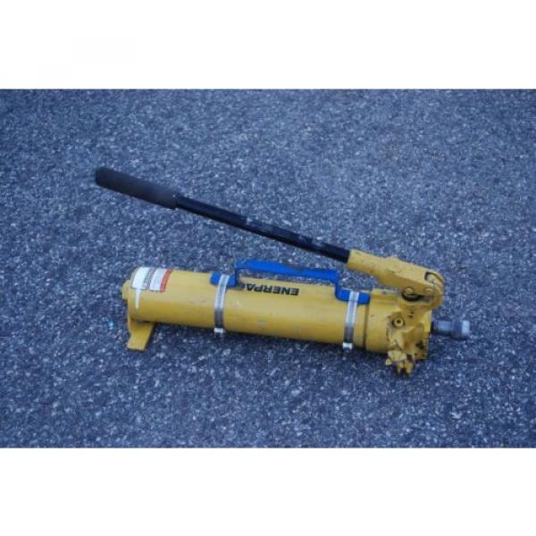 ENERPAC P80 HYDRAULIC HAND 10,000PSI MAX W/ FEMALE COUPLER &amp; HANDLE Pump #1 image