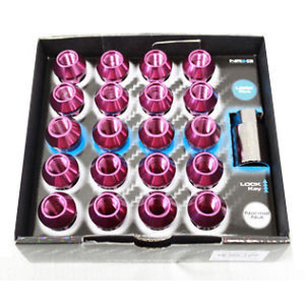 NRG 100 SERIES OPEN ENDED LUG NUTS PURPLE 12X1.5MM 20PCS SET W/ LOCK FOR HONDA/A #1 image