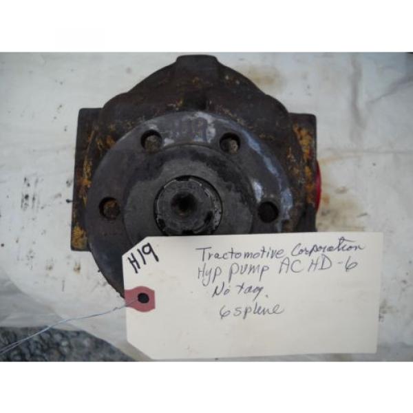 ALLIS CHALMERS HD5 HD6 HYDRAULIC TRACTOMOTIVE CORP Pump #4 image