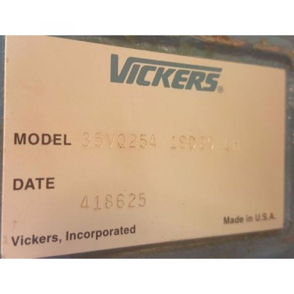 35VQ25A19020LH, Vickers, Hydraulic  Pump #4 image