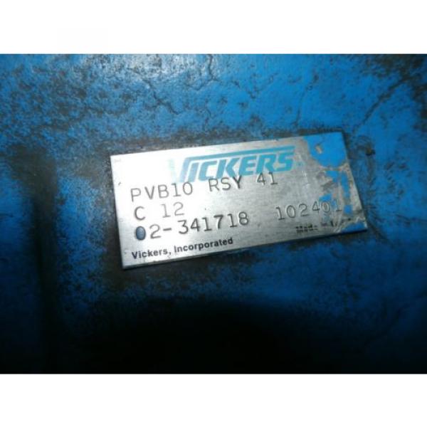 Vickers, Hydraulic , PVB10RSY41 Pump #2 image