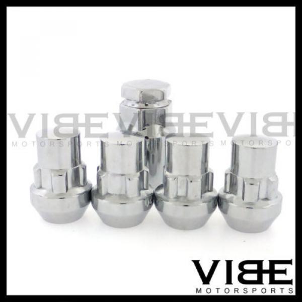 (4) 14X1.5 CHROME WHEEL LUG NUT LOCKS 4 PIECES #2 image