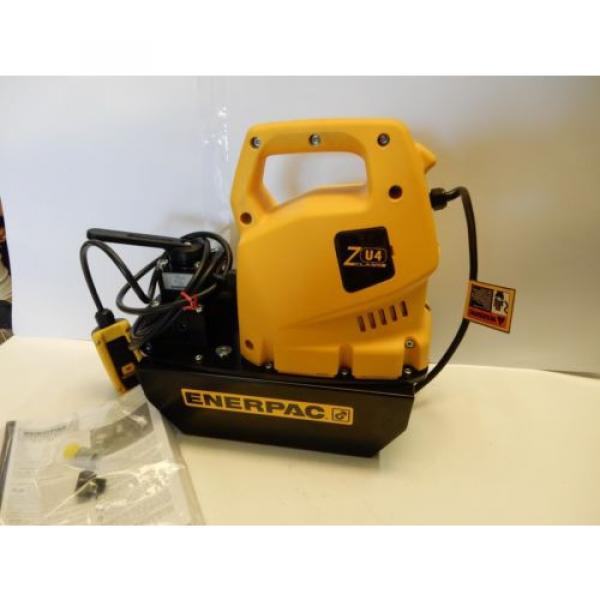 ENERPAC ZU4308JB ELECTRIC HYDRAULIC 10,000PSI 3 WAY, 3 POS. VALVE NEW Pump #1 image