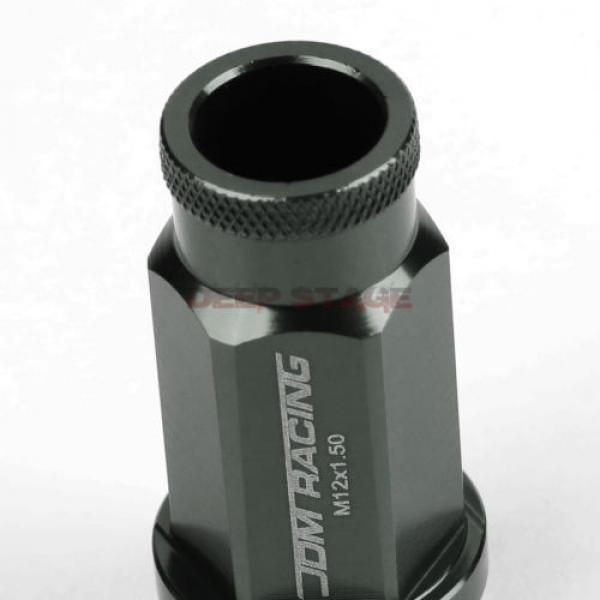 FOR DTS STS DEVILLE CTS 20 PCS M12 X 1.5 ALUMINUM 50MM LUG NUT+ADAPTER KEY GRAY #3 image