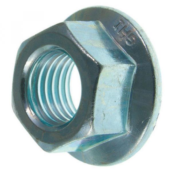 (25) M10-1.25 or 10mm x 1.25 Serrated Flange Spin / Wiz Lock Nuts Metric #3 image