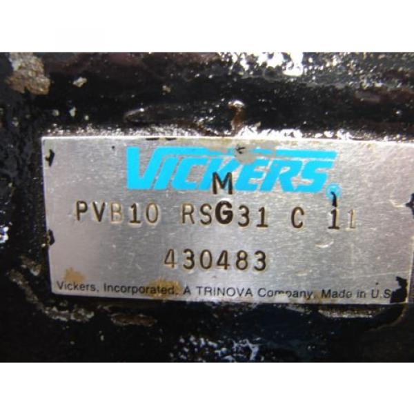 VICKERS HYDRAULIC PVB10RSG31C11 Pump #3 image