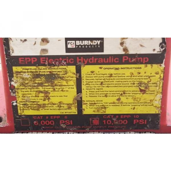 Burndy Epp10 Lightweight Hydraulic , 10, 000 Psi Pump #2 image