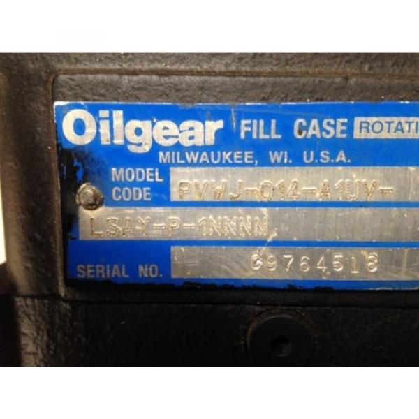 OILGEAR HYDRAULIC PVWJ014A1UVLSAY1NNNN Pump #2 image