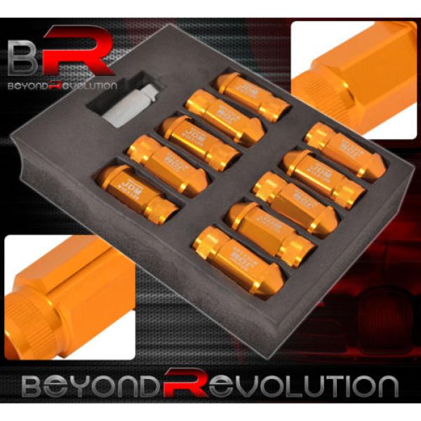 FOR NISSAN 12x1.25 LOCKING LUG NUTS OPEN END ALUMINUM 20PIECE SET GOLD #2 image