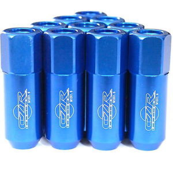 20PC CZRracing BLUE EXTENDED SLIM TUNER LUG NUTS LUGS WHEELS/RIMS (FITS:MAZDA) #1 image