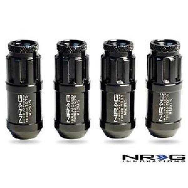 NRG M12 x 1.5mm Lug Nut Lock with removable Dust Cap - 700 Series - 4 Piece Kit #1 image