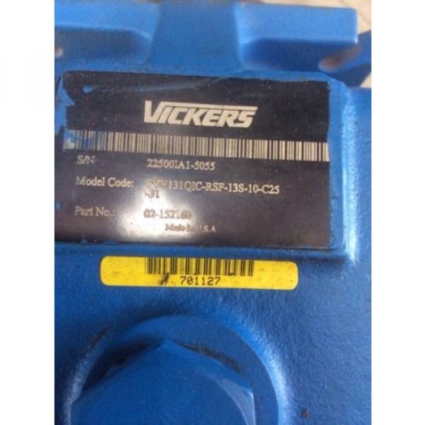 VICKERS PVH131QICRSF13S10C25 HYDRAULIC 02152160 Pump #2 image