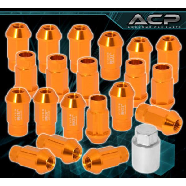 For Acura M12X1.5Mm Locking Lug Nuts 20P Jdm Vip Extended Aluminum Anodized Gold #1 image