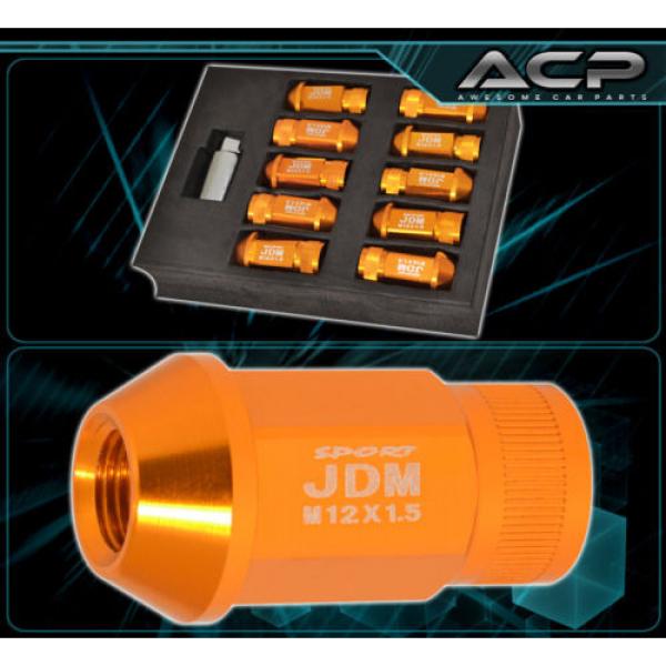 For Acura M12X1.5Mm Locking Lug Nuts 20P Jdm Vip Extended Aluminum Anodized Gold #2 image