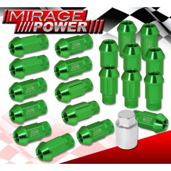 For Saturn 12X1.5 Locking Lug Nuts Track Extended Open 20 Pieces Unit Kit Green #1 image