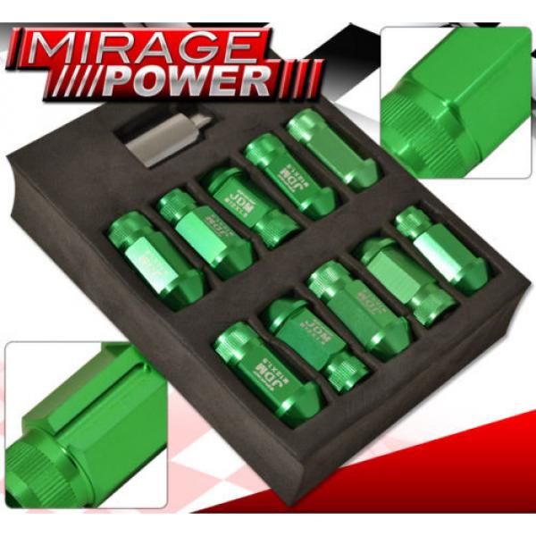 For Saturn 12X1.5 Locking Lug Nuts Track Extended Open 20 Pieces Unit Kit Green #2 image