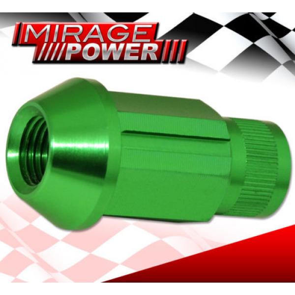 For Saturn 12X1.5 Locking Lug Nuts Track Extended Open 20 Pieces Unit Kit Green #4 image