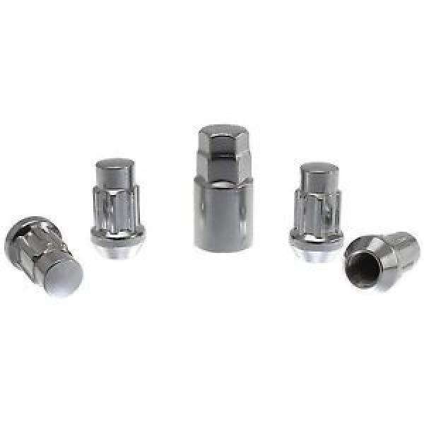 4pcs Chrome Locking Lug Nuts 1.58&#034; Tall | 1/2&#034; x 20 | Buick Chevy Chrysler Dodge #1 image