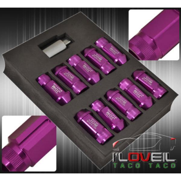 FOR SUZUKI 12MMx1.25MM LOCKING LUG NUTS 20PCS FORGED ALUMINUM WHEELS RIMS PURPLE #2 image