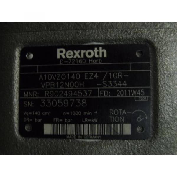 Rexroth &amp; Parker Hydraulic A10VZ0140 EZ4/10RVPB12N00HS3344 Pump #4 image