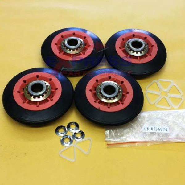 8536974 [4 Pack] Drum Support Roller PS3494614  WPW10314173 8536973 #2 image